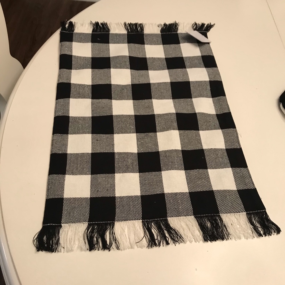 Farmhouse fall buffalo plaid placemats